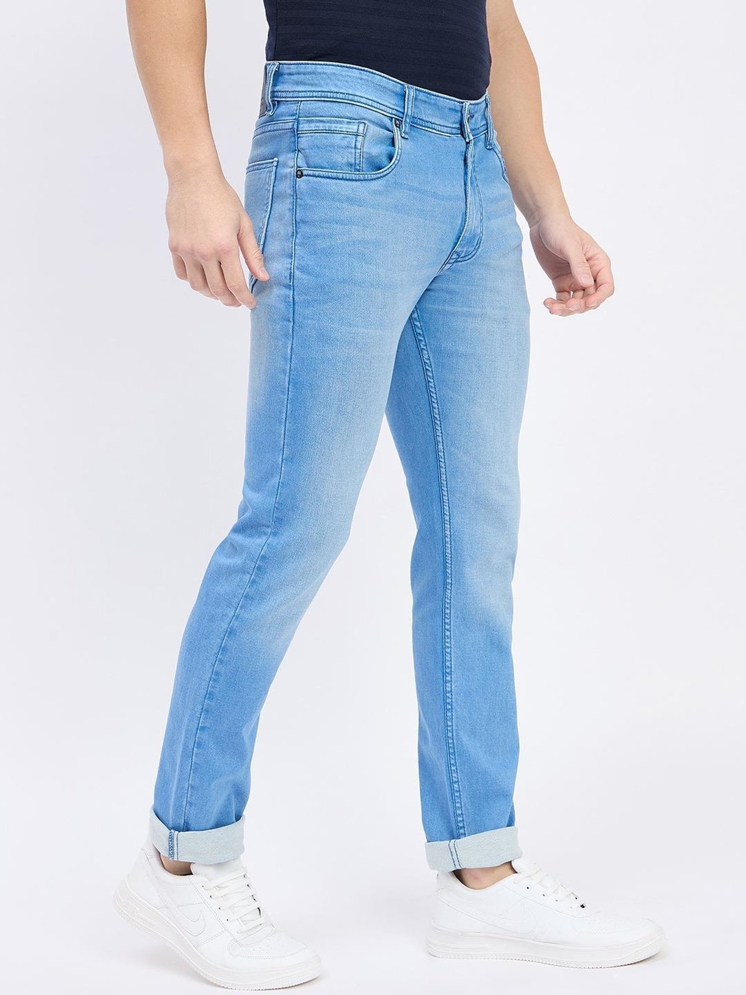 Duke Sky Blue Slim Fit Jeans