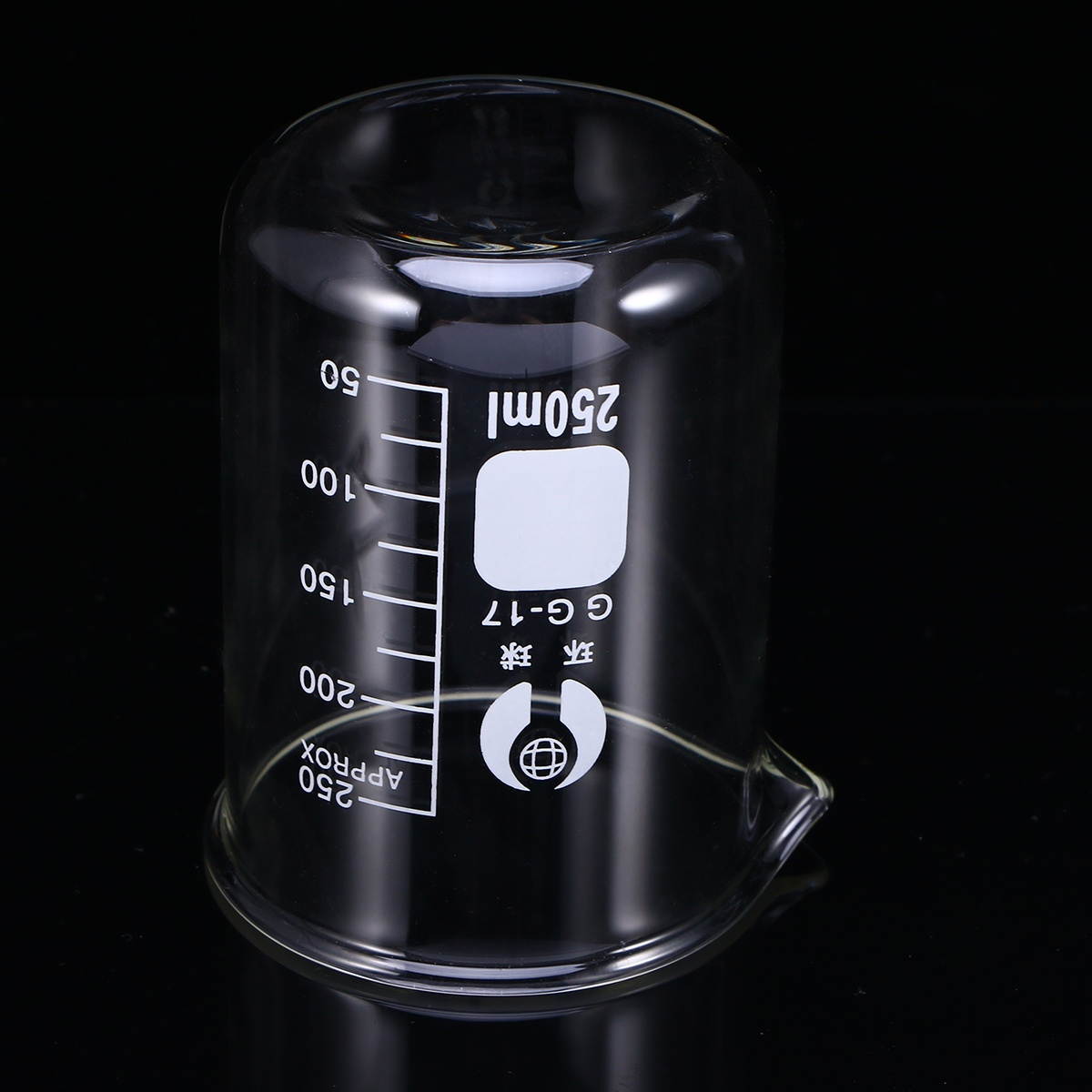 50ML Glass Beaker Premium Durable Graduated Household Kitchen Measuring Cup Drink Water Beaker Chemistry Glassware