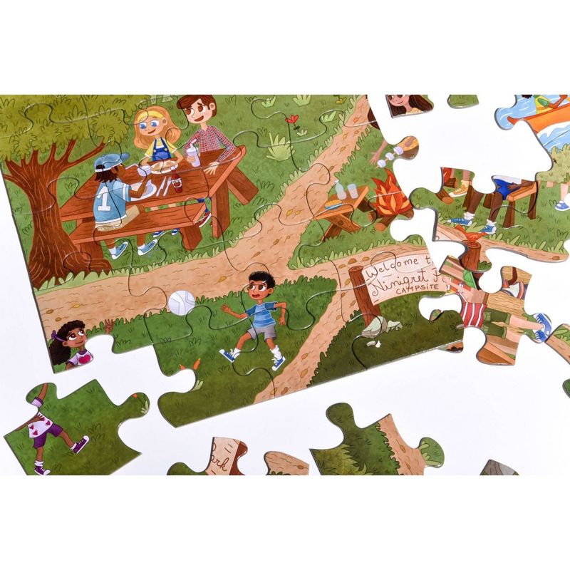 Little Likes Kids Camping Outdoors Kids' Jumbo Puzzle - 48pc