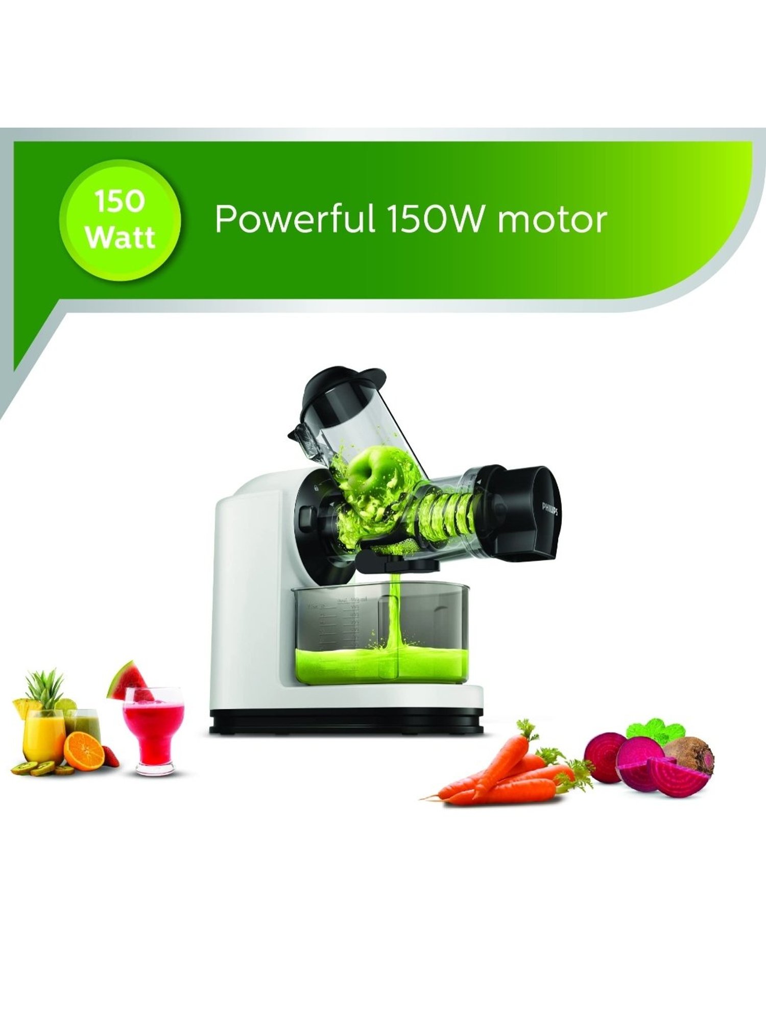 Pigeon Juicer 150W with Separate Juice & Pulp Cups (Red & Black)