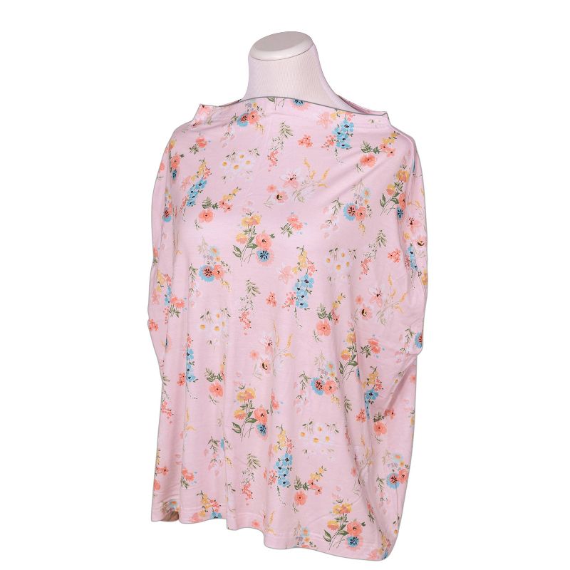 J.L. Childress 4-in-1 Multi-Use Cover Pink Floral