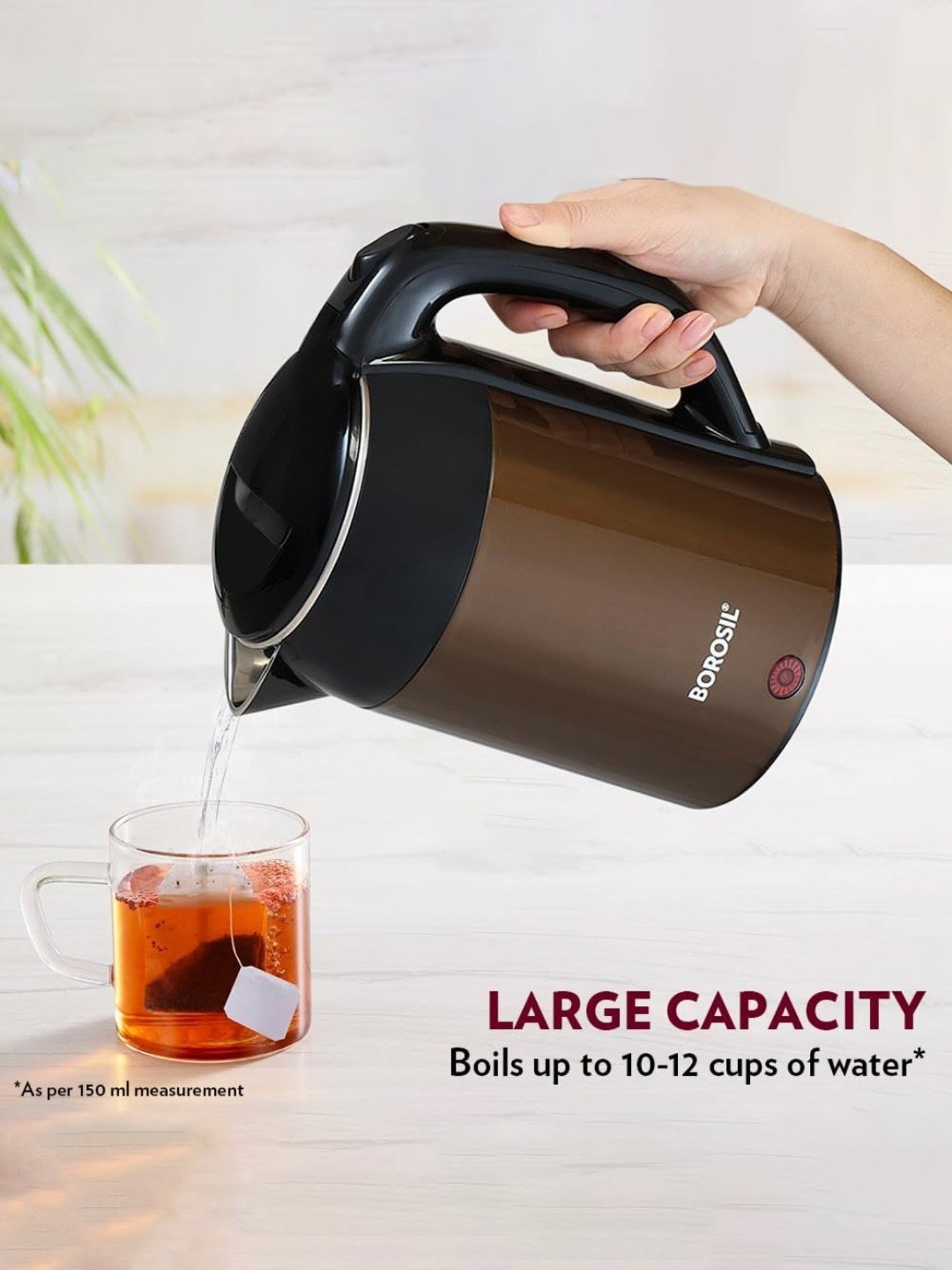 Pigeon by Stovekraft Swift Multi Cook Kettle 1.5L (Blue)