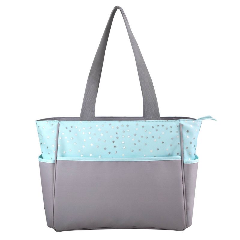 Baby Essential Kisses & Stars 5-in-1 Tote - Aqua