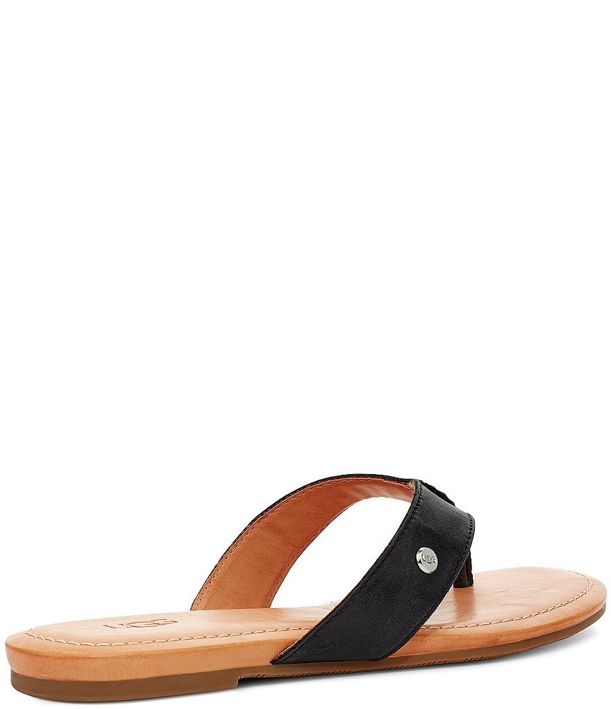 UGG&reg; Tuolumne Leather Flip Flops