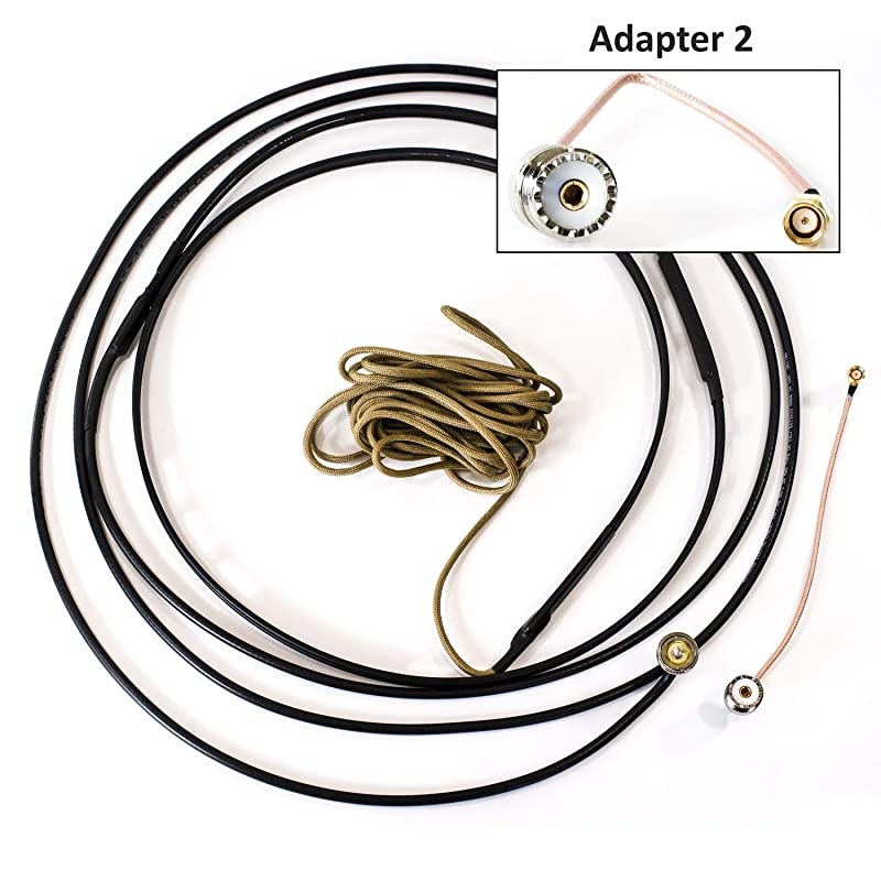 Turns Your Portable Hand Held or Vehicle Ham Radio Into a Survival Tool Choose Right Adapter SMA Male Fits Yaesu FT2DR FT60R FT1DRHD More Radios See Product Description