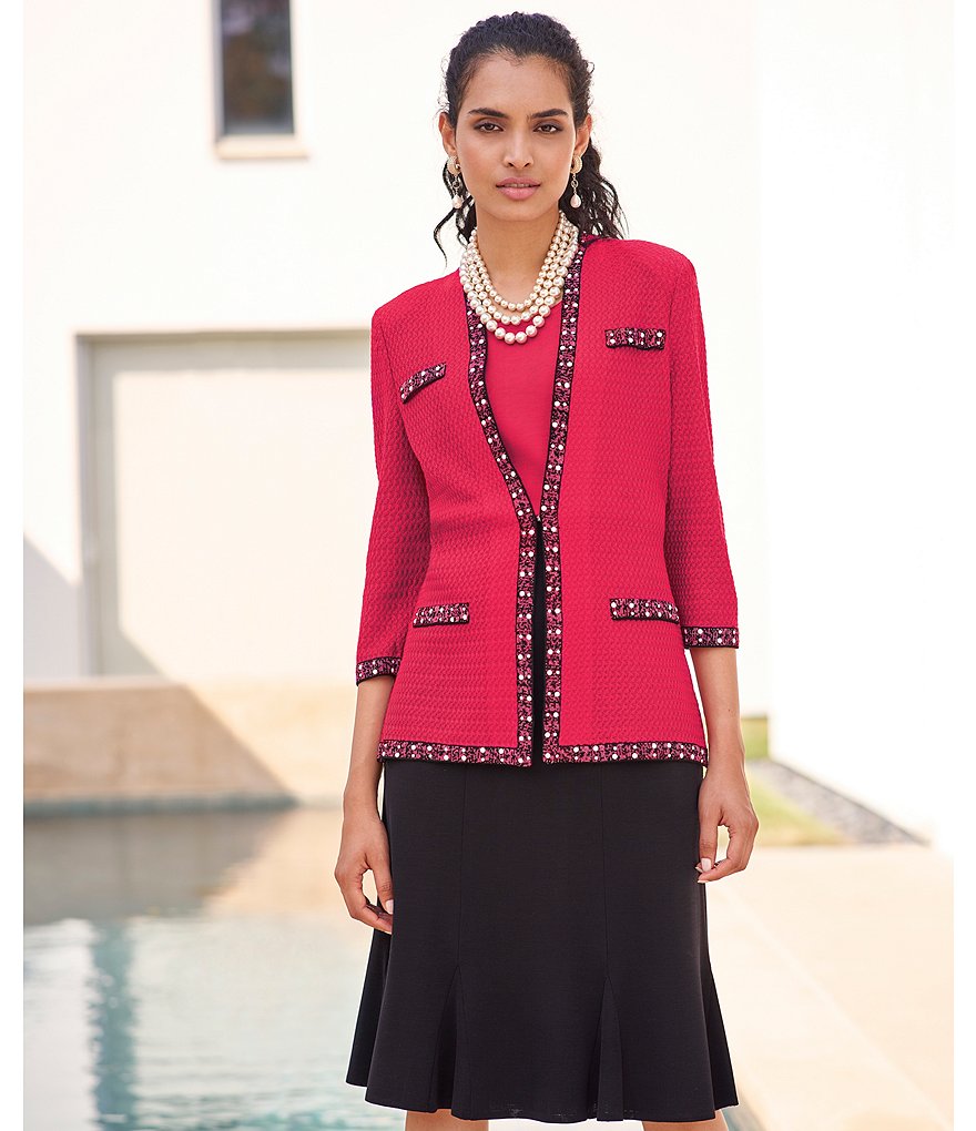 Misook Gored Washable Skirt