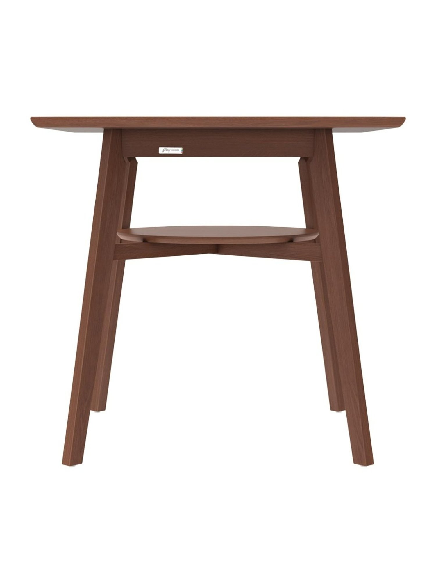 Ikiriya Kassel Solid Brown Wood Wine Rack Teak Finish