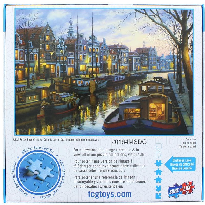 The Canadian Group Romantic Holiday 1000 Piece Jigsaw Puzzle | Canal Life