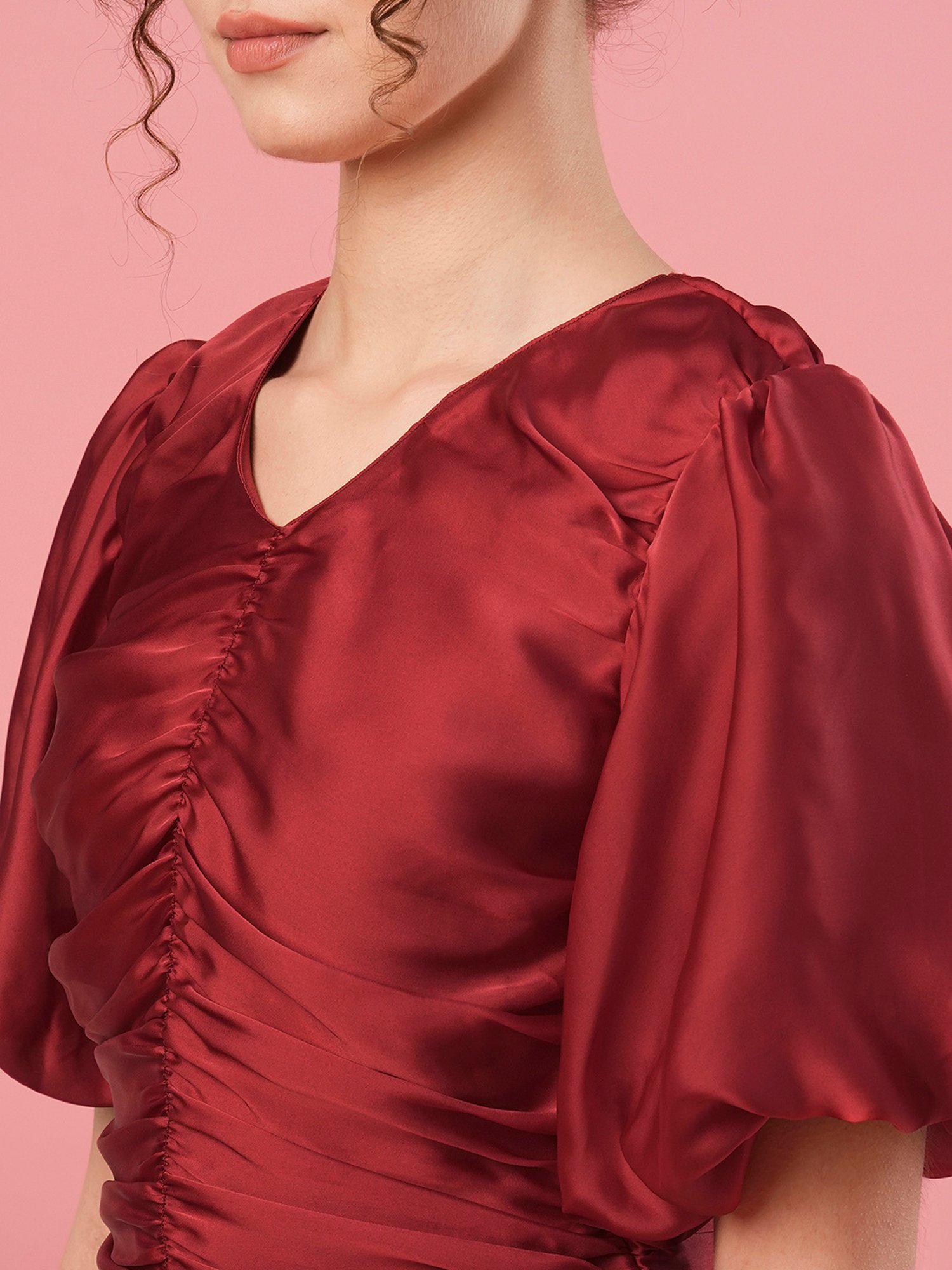 Globus Red Regular Fit Top