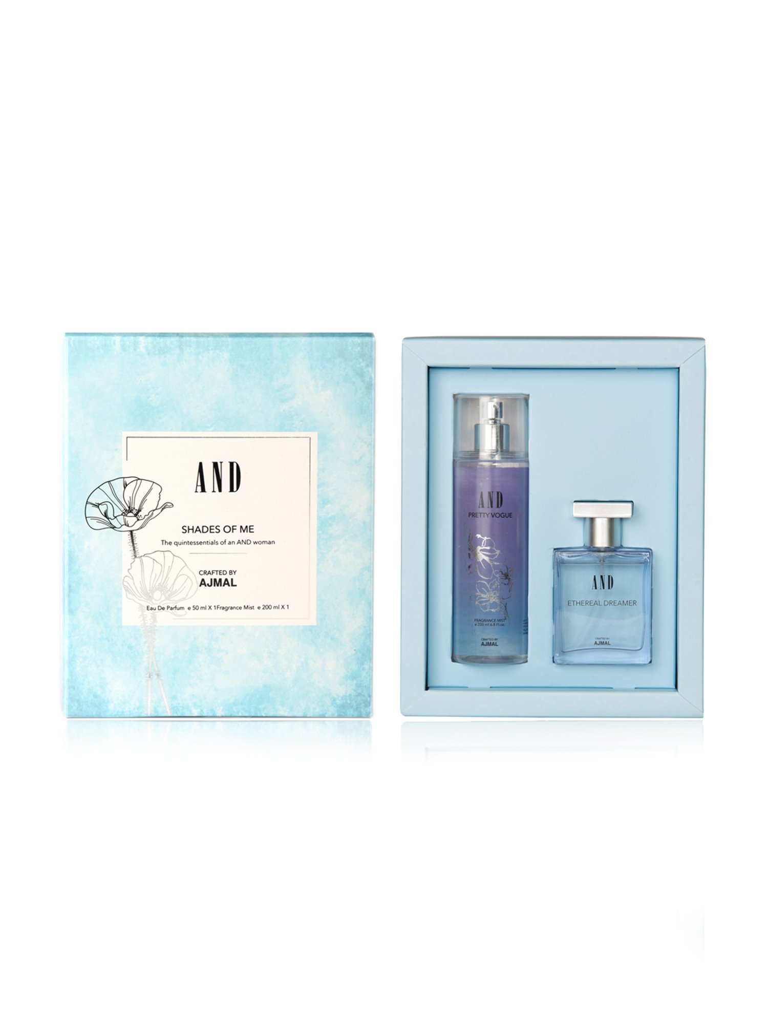 AND by Ajmal Ethereal Dreamer Eau de Parfum & Pretty Vogue Body Mist Combo for Women