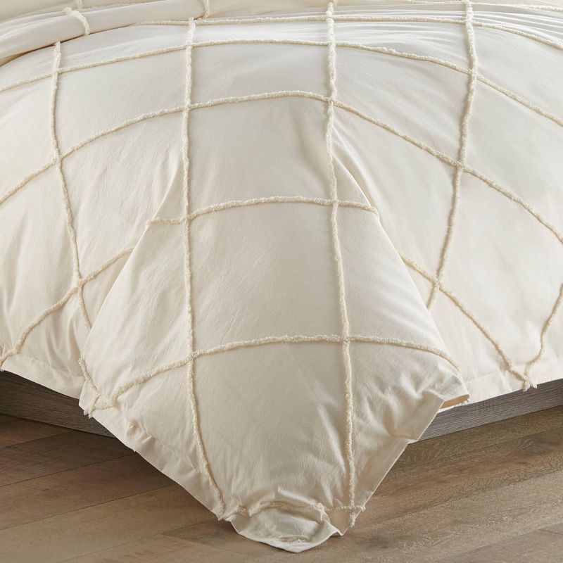 Stone Cottage Thea Natural Duvet Cover Set, Twin