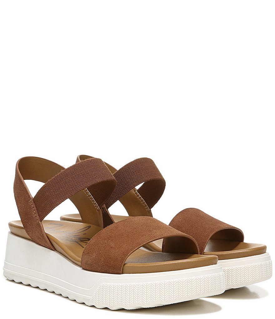 Zodiac Dani Suede Flatform Wedge Sandals