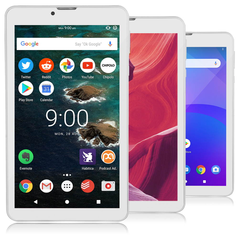 Indigi Tablet PC+4G LTE Phone (Factory Unlocked) 7.0" Android 9.0 Pie WiFi - FREE 32gb microSD