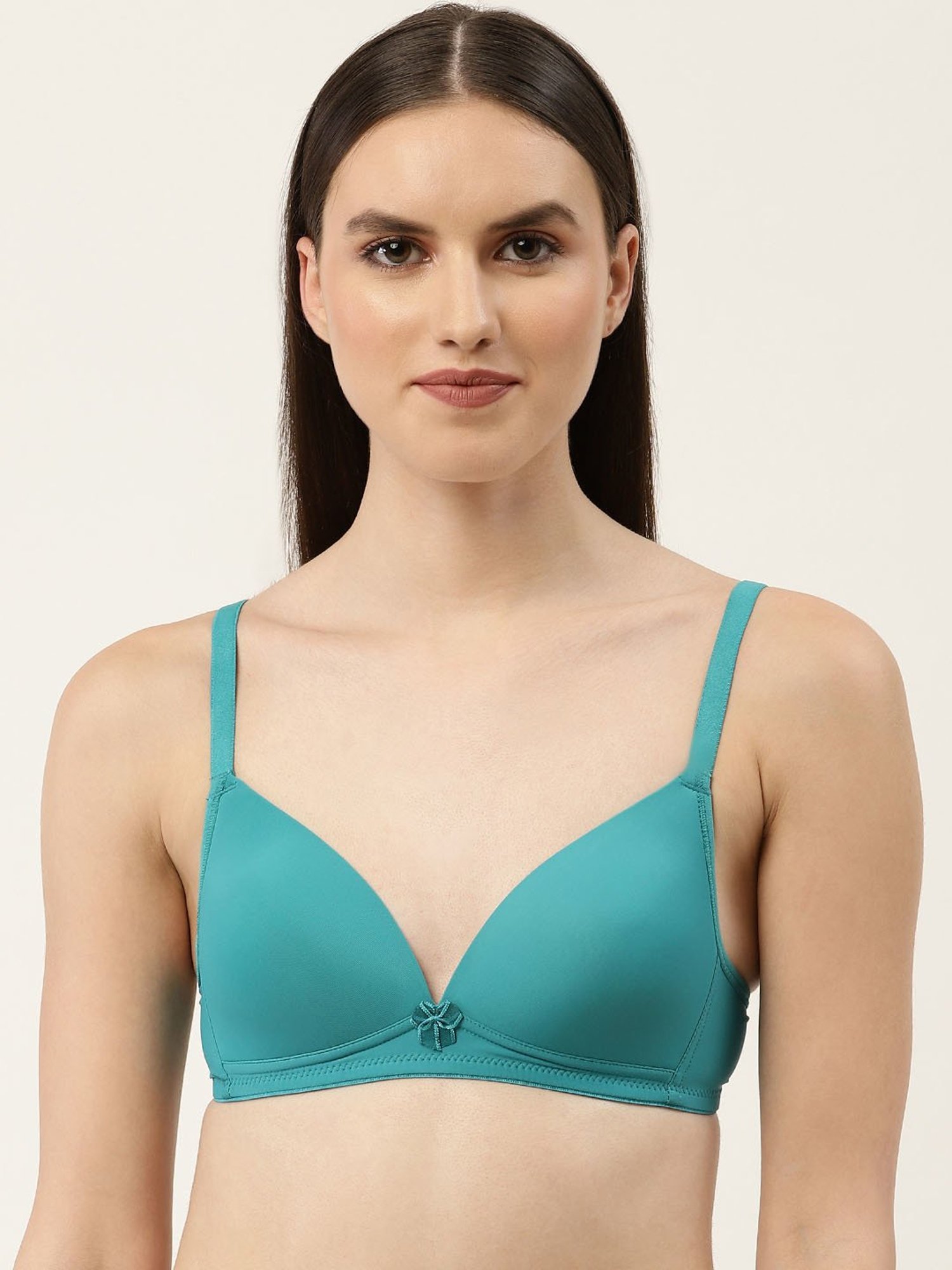 Leading Lady Teal Full Coverage T-Shirt Bra