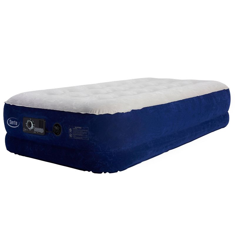 Serta 16" Twin Air Mattress with 4 Comfort Plus Pump