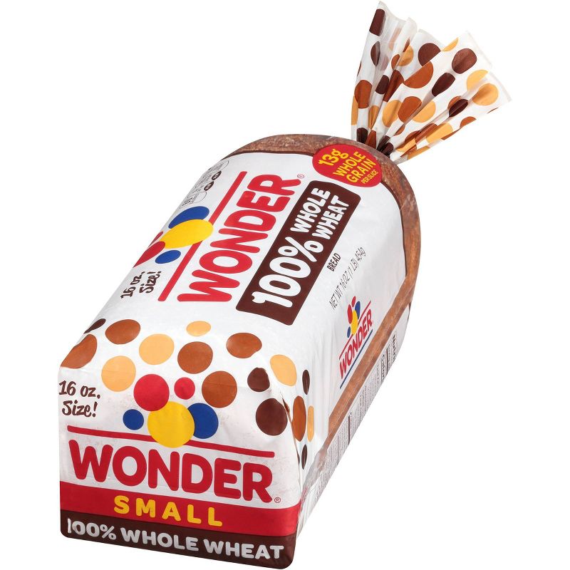 Wonder 100% Whole Wheat Sliced Bread - 16oz