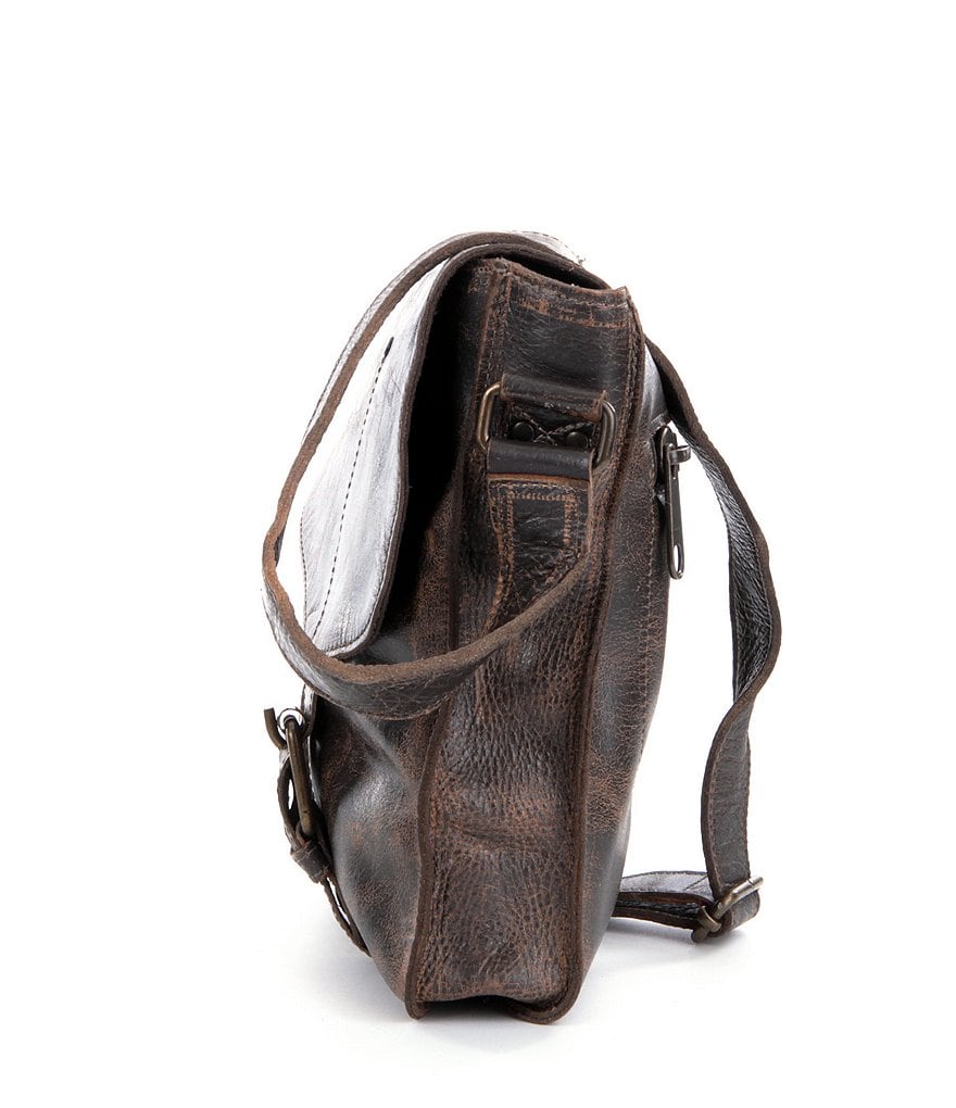 Bed Stu Venice Beach Buckle Weathered Leather Crossbody Bag