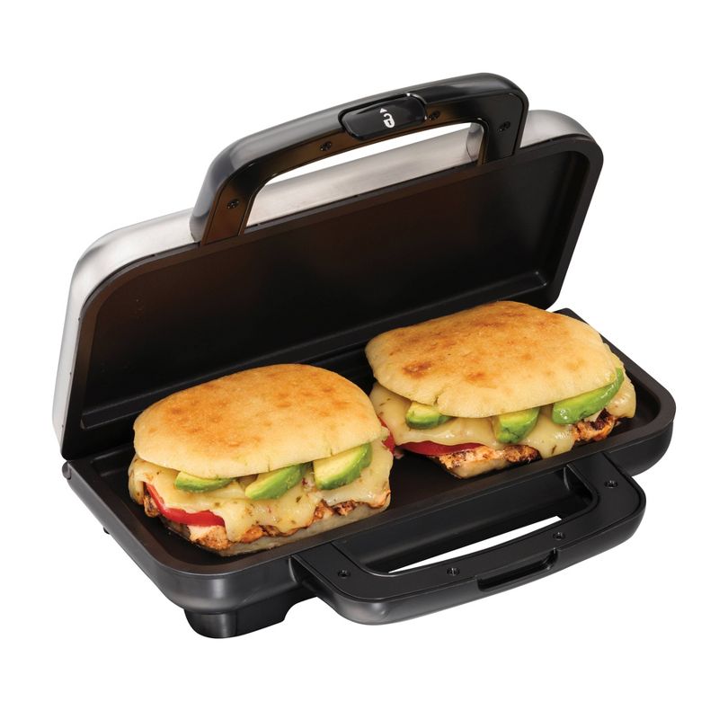 Proctor Silex Deluxe Hot Sandwich Maker - Gray