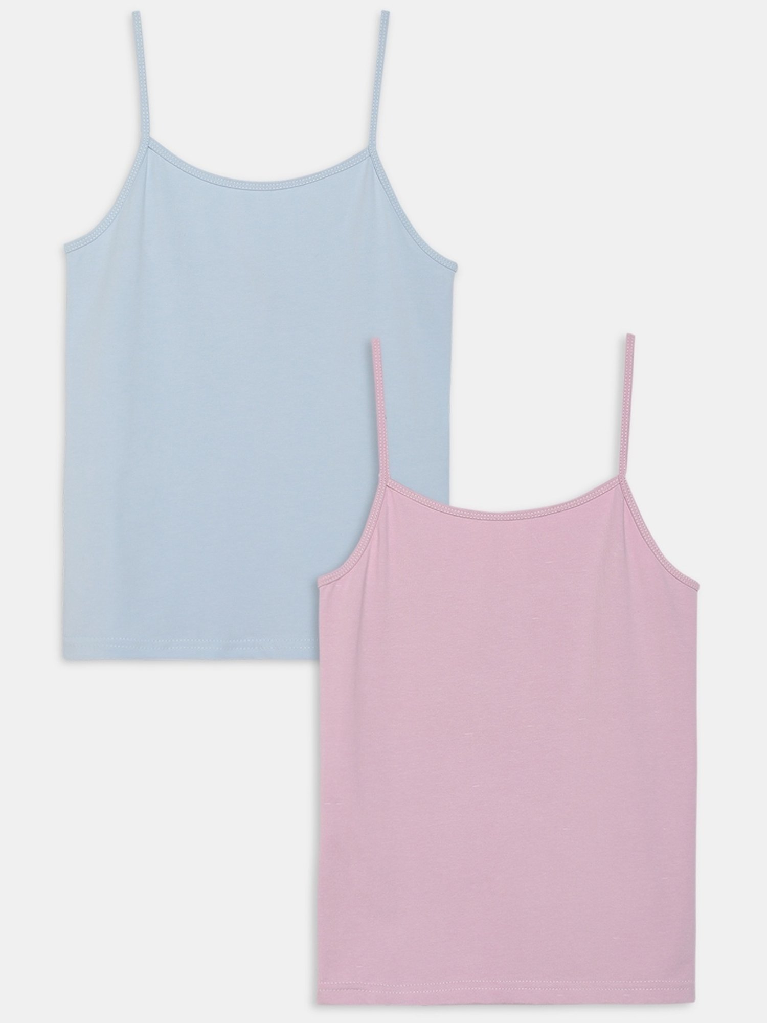 Sillysally Kids Blue & Pink Regular Fit Camisole