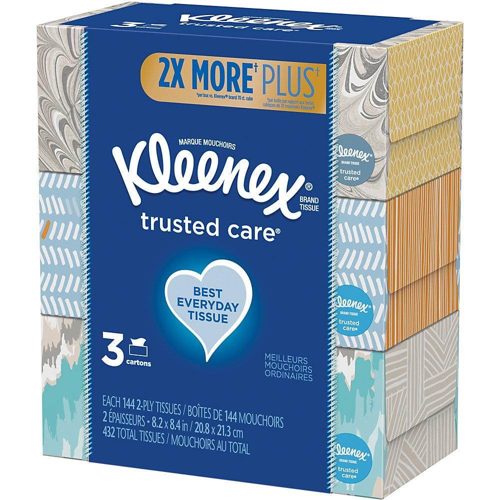 Kimberly-Clark 145ct 3 Pack Kleenx Tissue 50219 Pack of 12