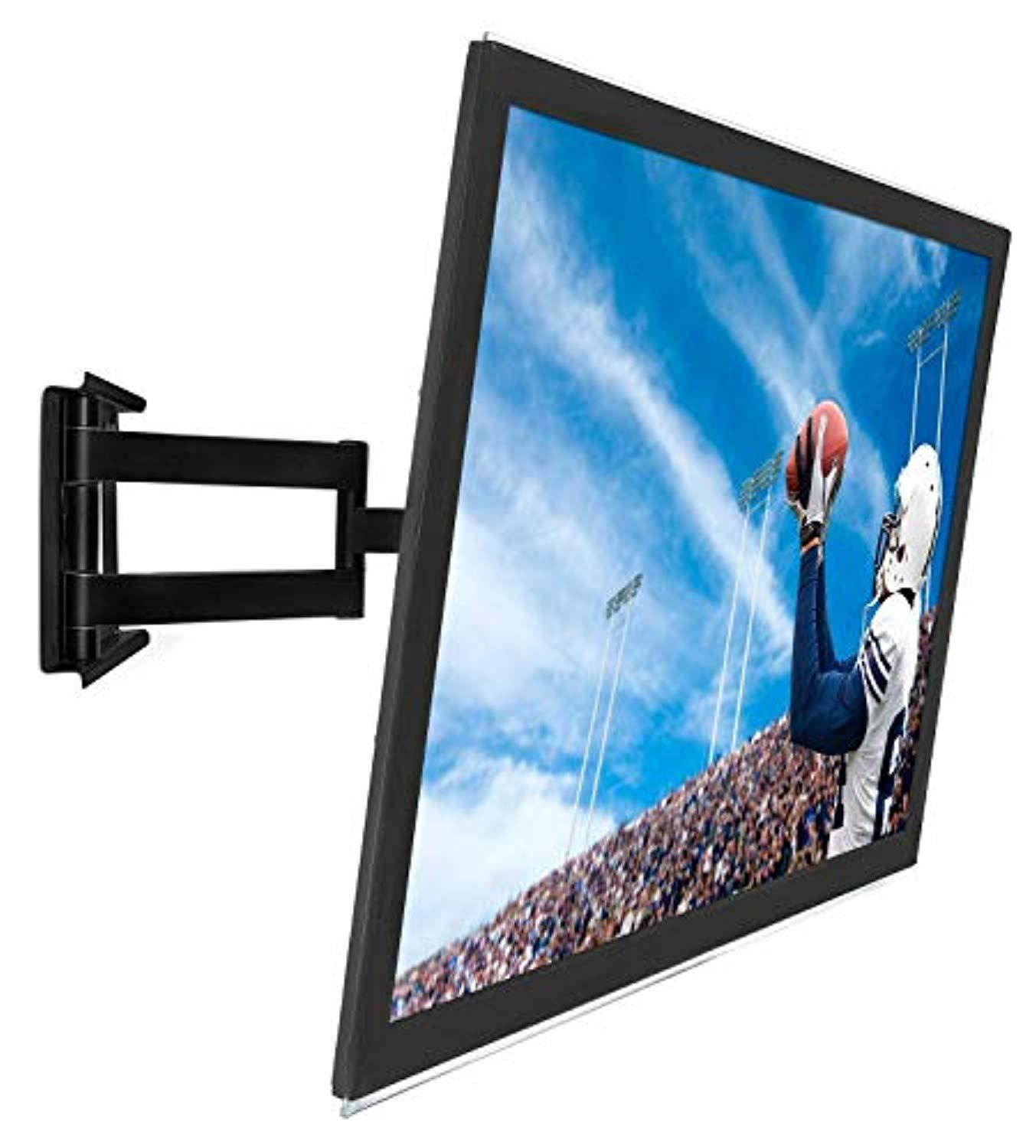 Mount-It! Full Motion Corner TV Wall Mount, Low-Profile Slim Articulating Design For 50, 55, 60, 65, 70, 75 and 80 Inch TVs, 175 Lbs Capacity