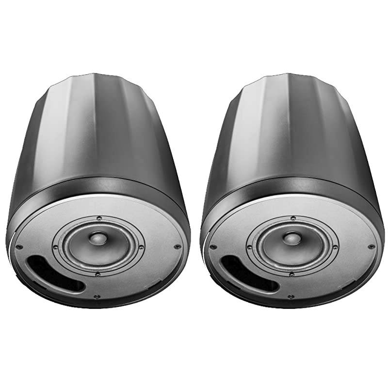 C64P/T Compact Full-Range Hanging Pendant Loudspeaker, Black, Sold as Pair