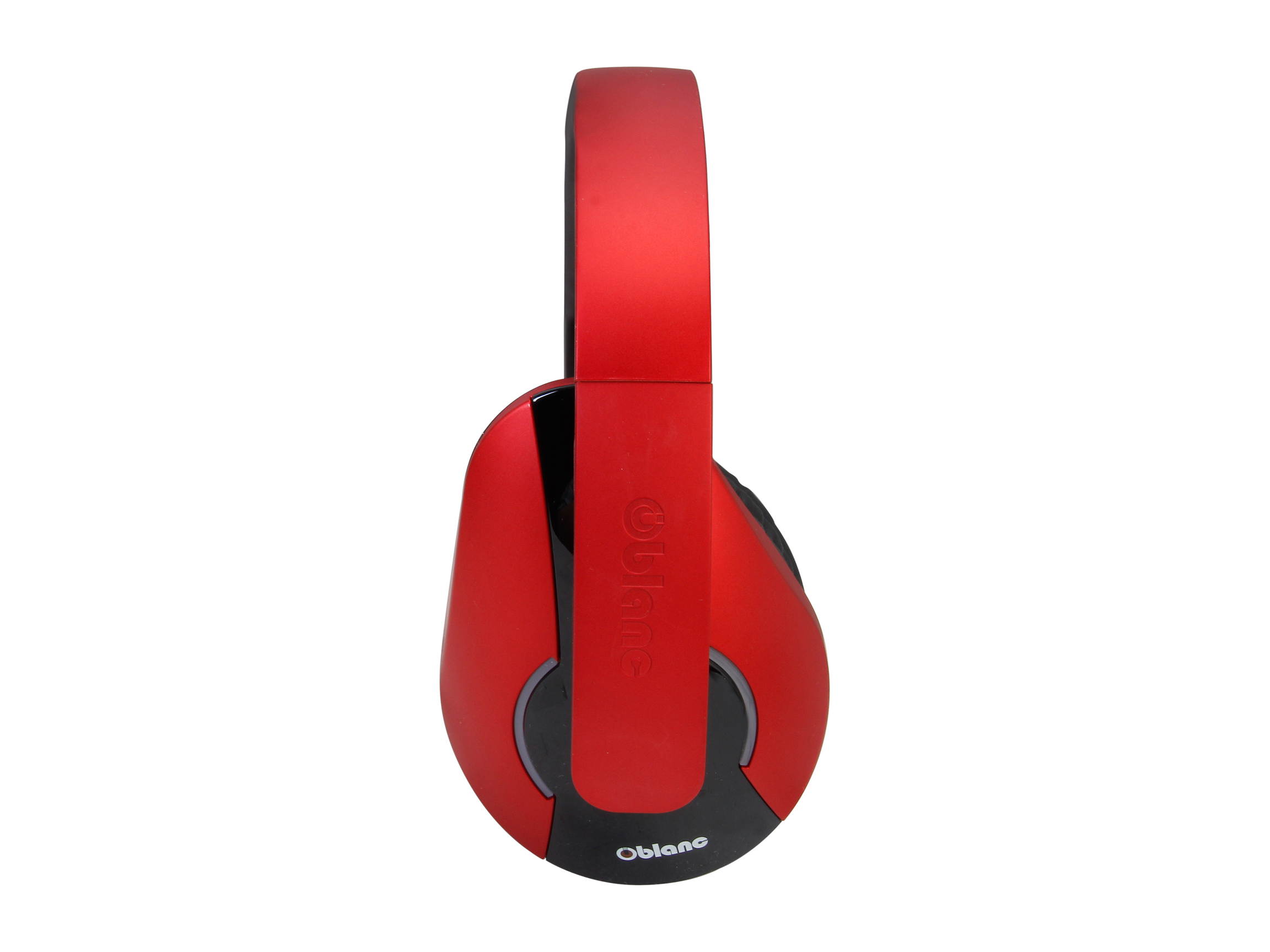 Oblanc SHELL210 Dual Driver Speaker Headset, 2.1 Listening Experience for Gamers, Red