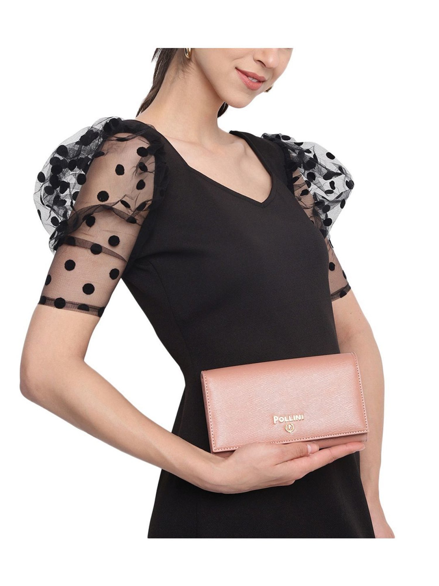 Pollini Pink Large Wallet