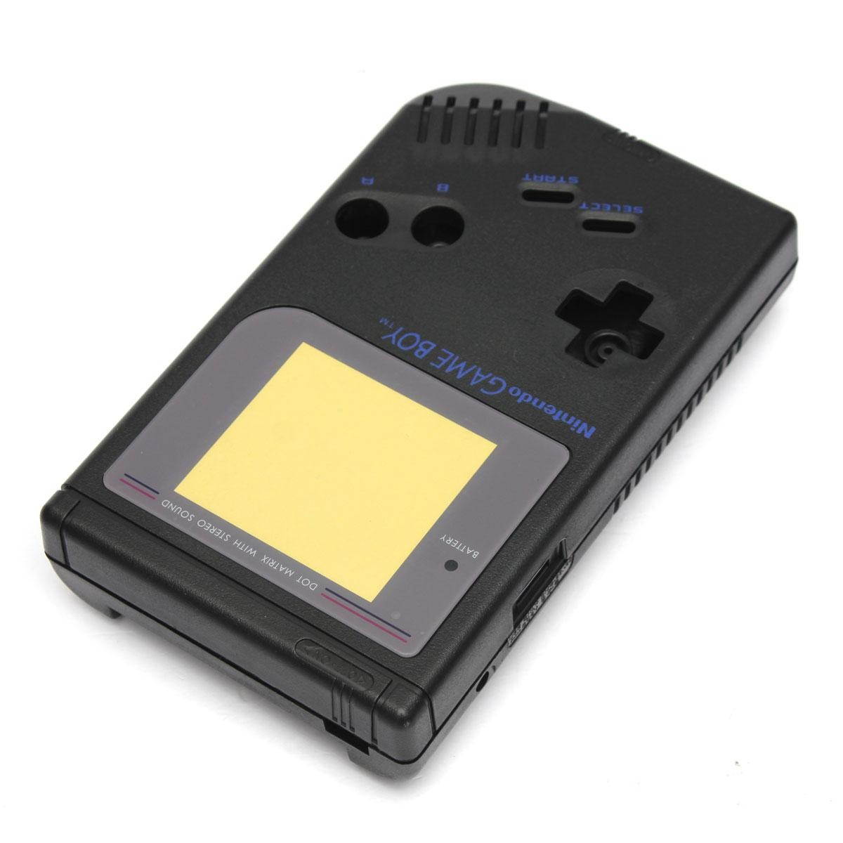 4 Colors Full Shell Housing Replacement Repair Pack Case Cover Kit For GBC Game Boy Color Grey - black