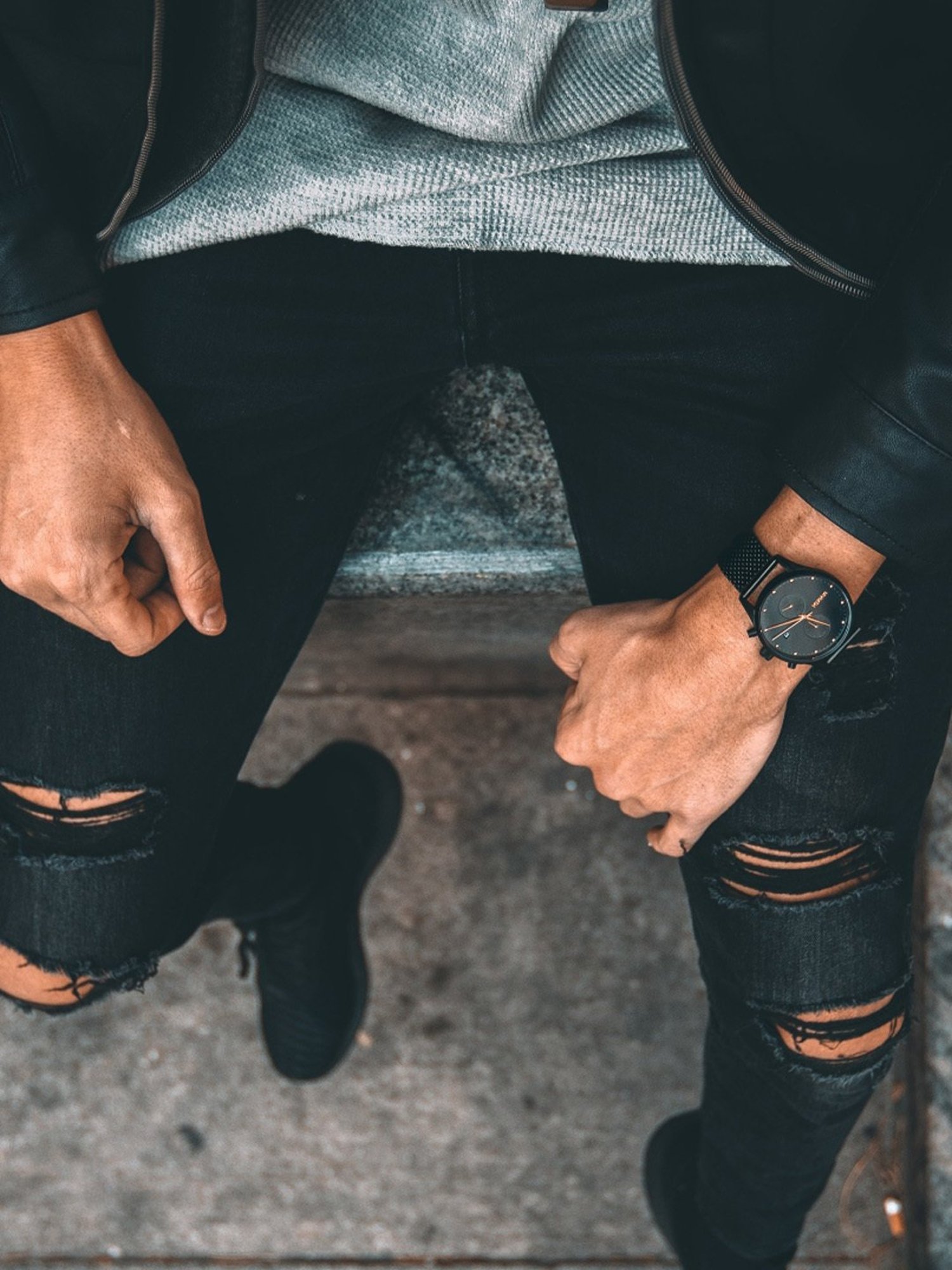 MVMT D-MV01-BBRG Voyager Chronograph Watch for Men