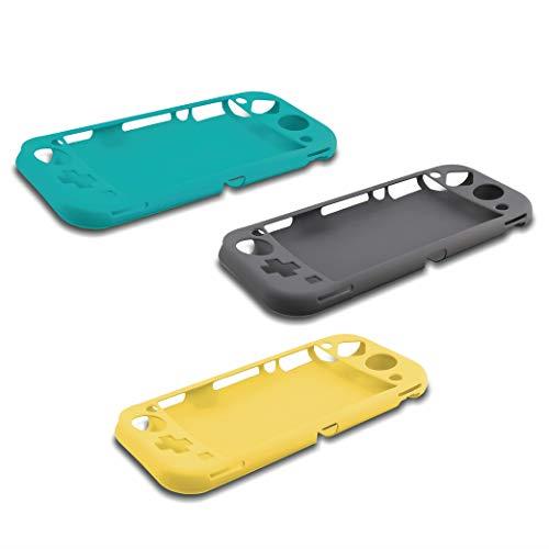 Nyko Silicone Cover Multi-Pak - 3 Various Color Soft Protective Covers with Textured Grip for Nintendo Switch Lite