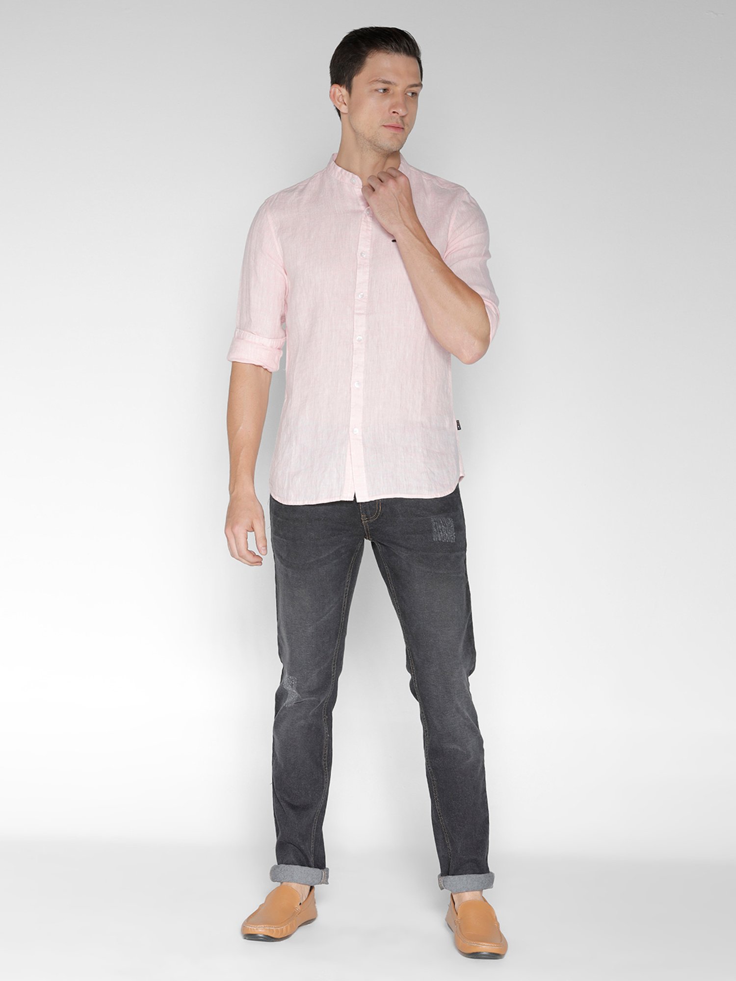 Identiti Pink Slim Fit Shirt