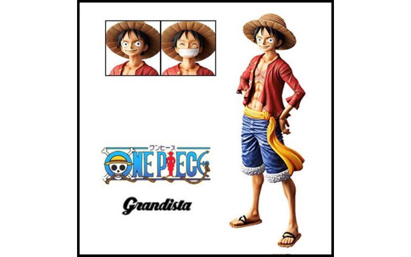 Banpresto One Piece Grandista The Grandline Men Monkey D Luffy 10" Figure Statue
