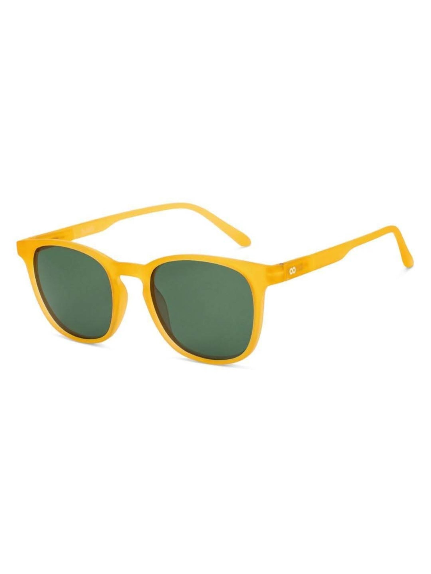 HUSTLR Green Wayfarer Polarised and UV Protected Lens Unisex Sunglasses