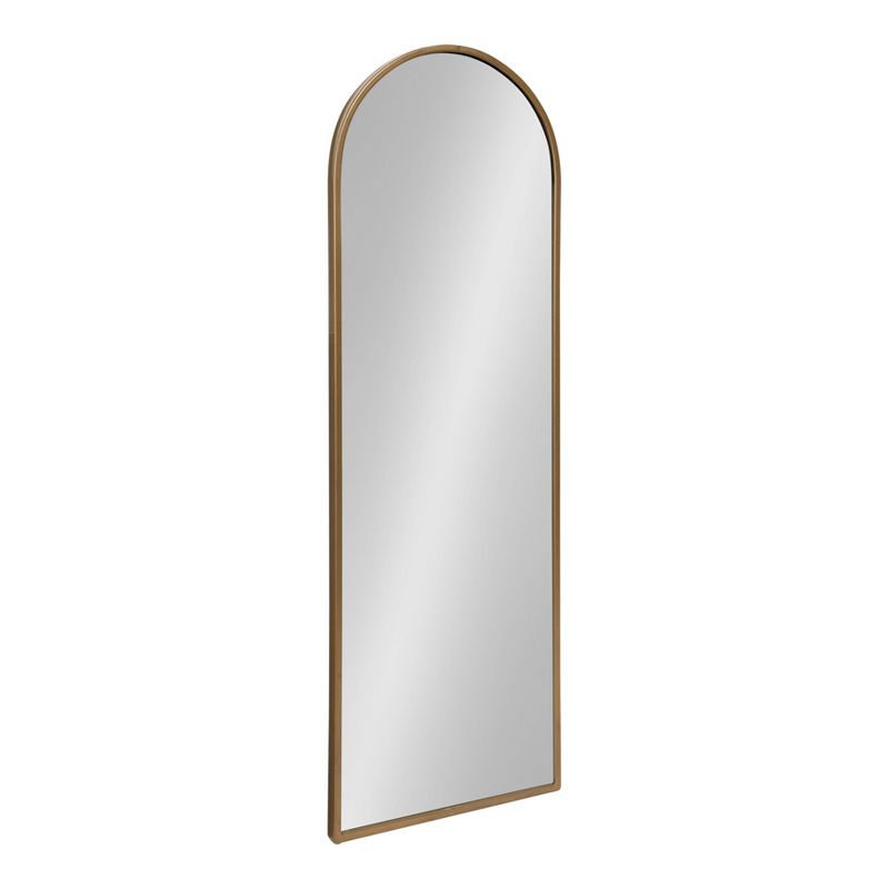 16" x 47" Valenti Tall Framed Arch Mirror Gold - Kate and Laurel
