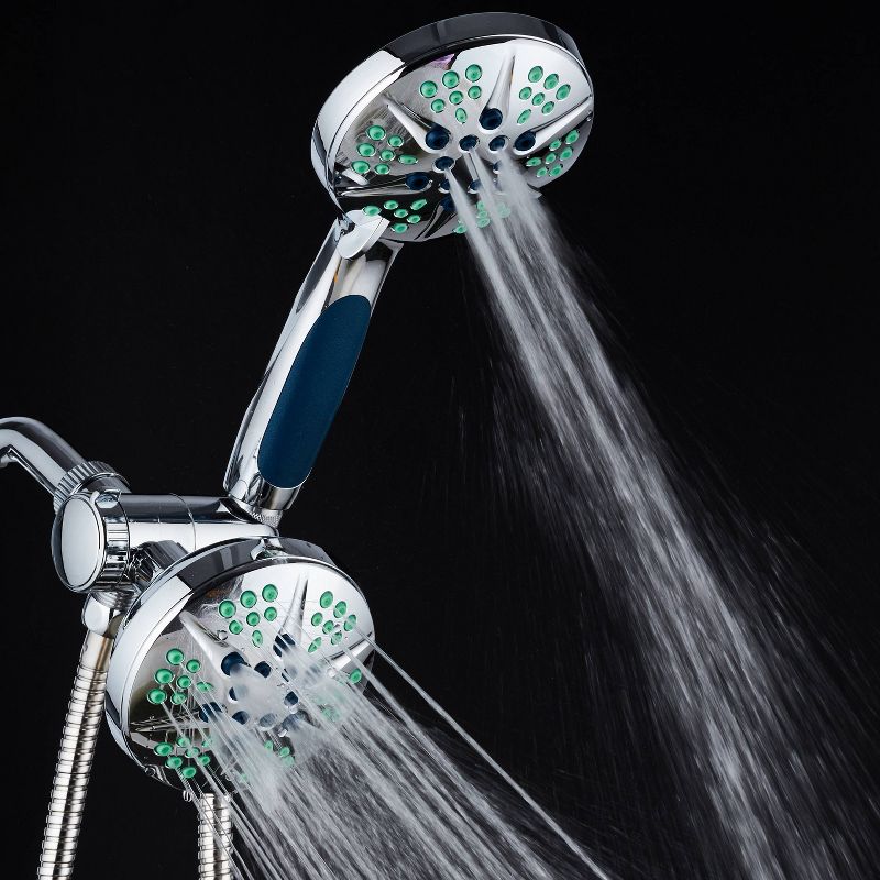 48 Setting High Pressure Ultra Luxury Three-Way Shower Head Combo Chrome - Hotelspa Notilus