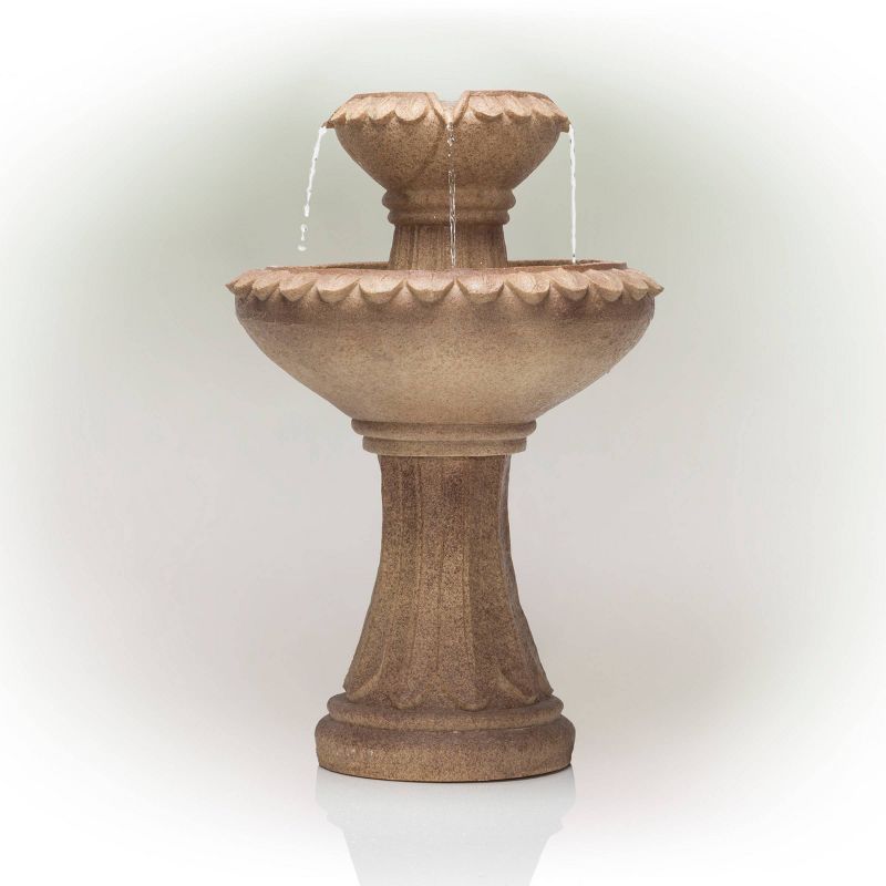 Ceramic Cascading Vines Garden Fountain - Acorn Hollow