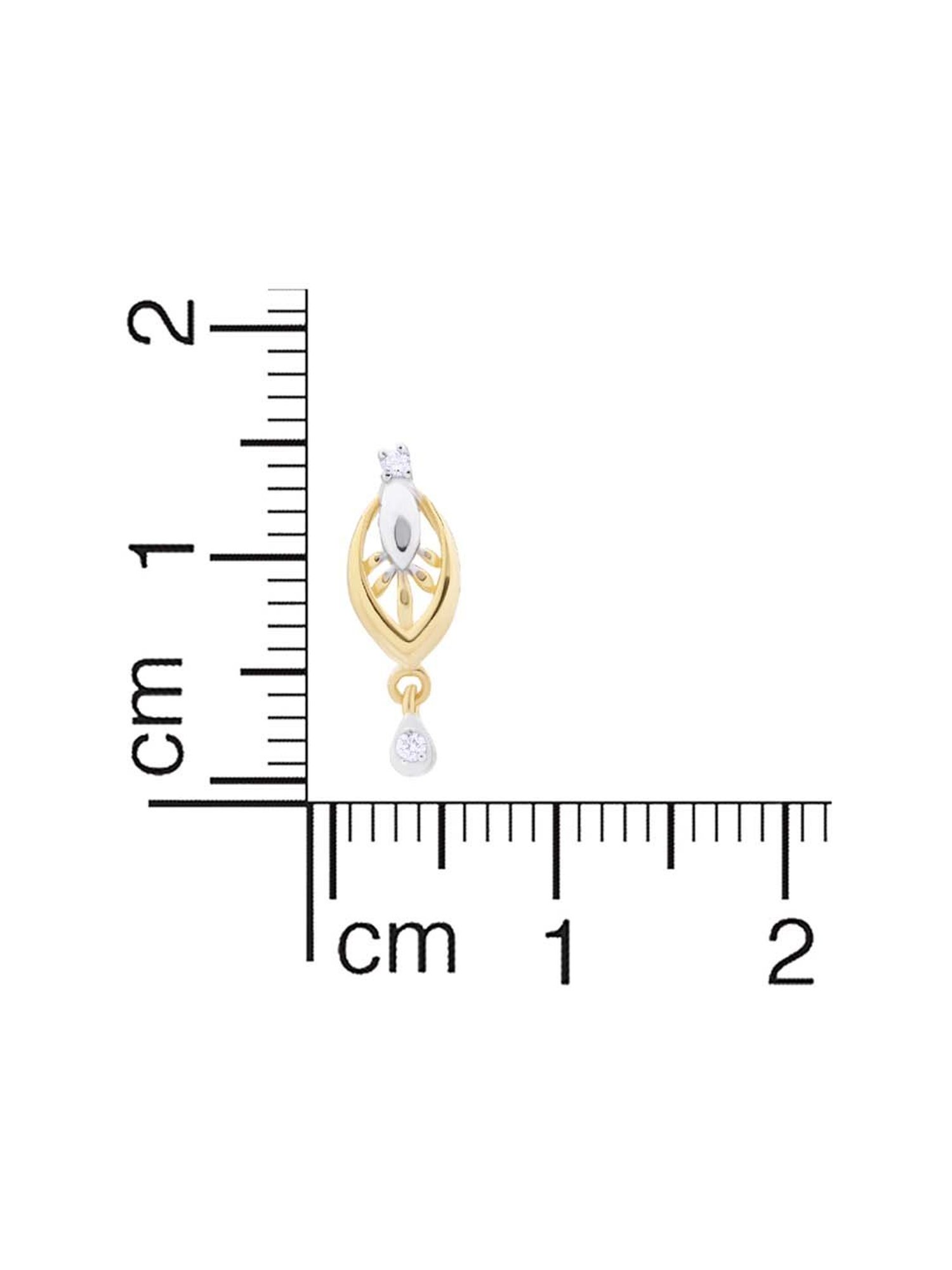 Waman Hari Pethe Jewellers 18k Gold & Diamond Earrings for Women