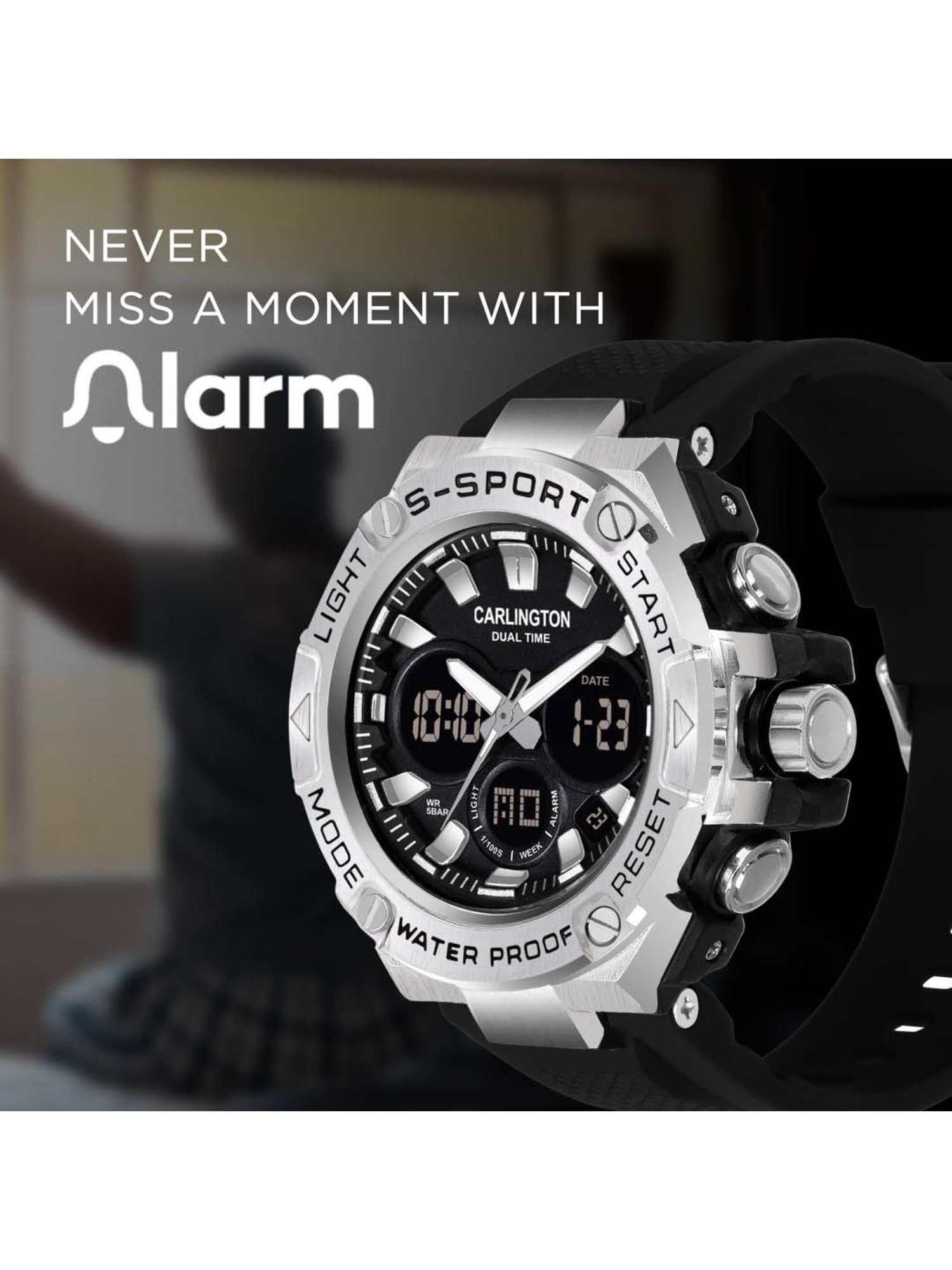 CARLINGTON Endurance 9107 Analog-Digital Watch for Men