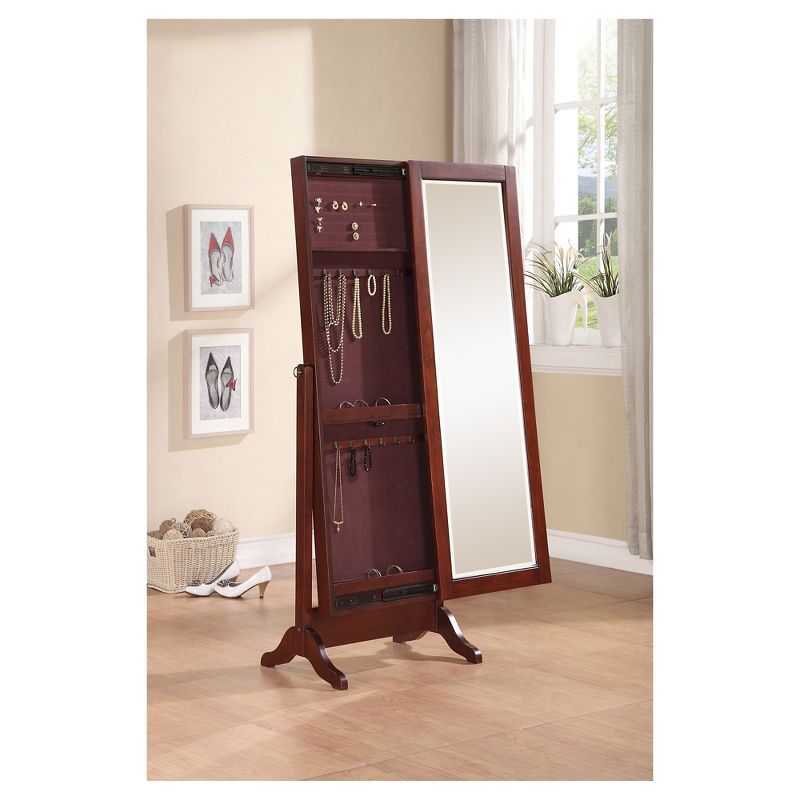 Fiona Sliding Cheval Mirror Cherry - Powell Company