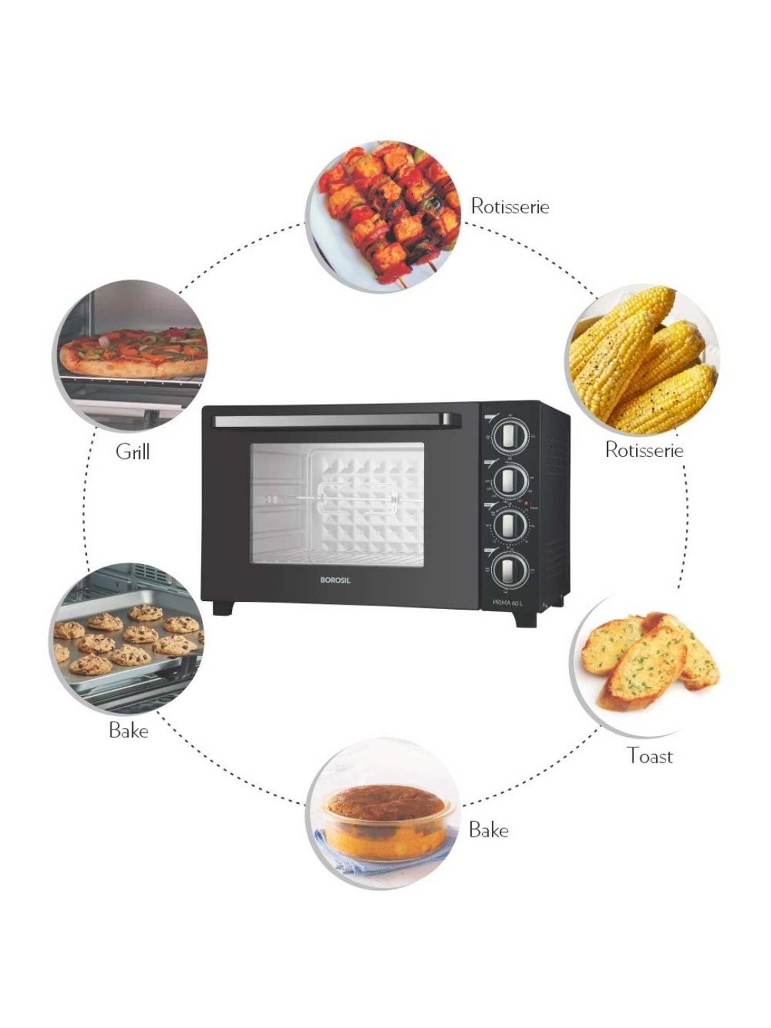 BLACK+DECKER 1280W 19L Oven Toaster Grill