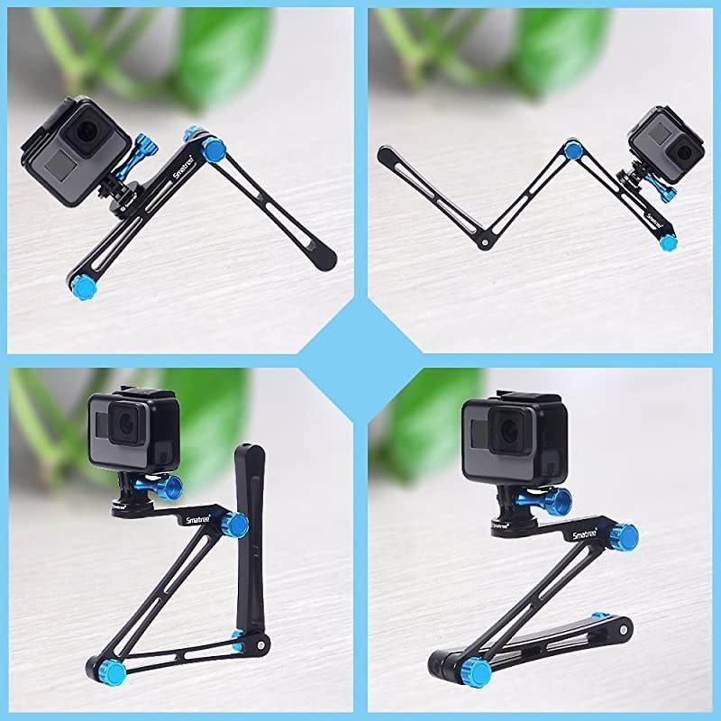 SmaPole X1 Aluminium Foldable Multifunctional PoleMonopod for GoPro Hero 543+321Sessionfor Compact Cameras Blue