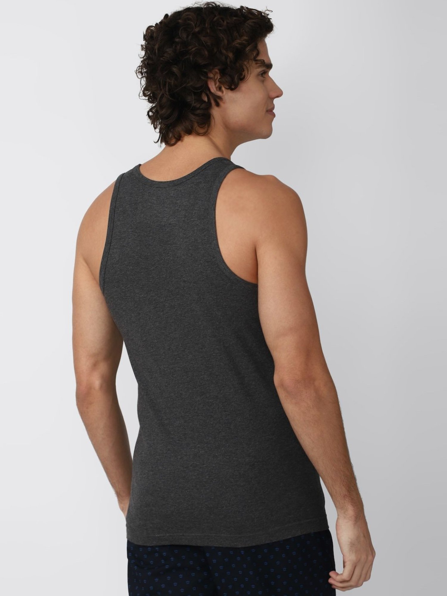 Bodycare Anthra Melange Regular Fit Thermal Top