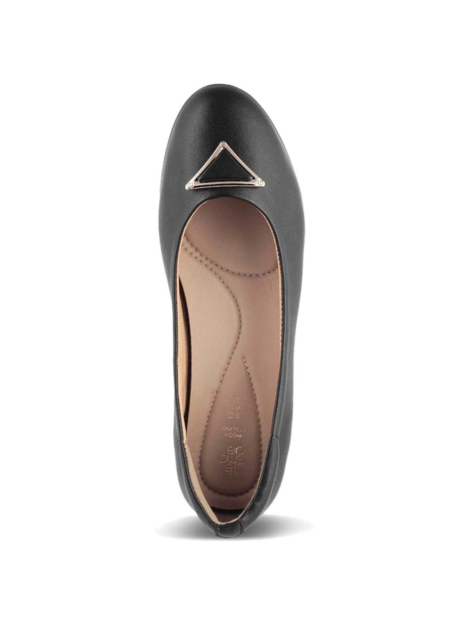 Tresmode Women's Black Flat Ballets