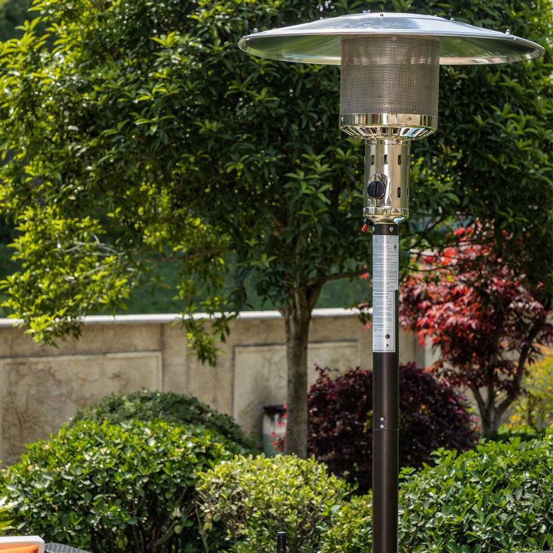 Portable Propane Standing Patio Heater Mocha 88" - Legacy Heating