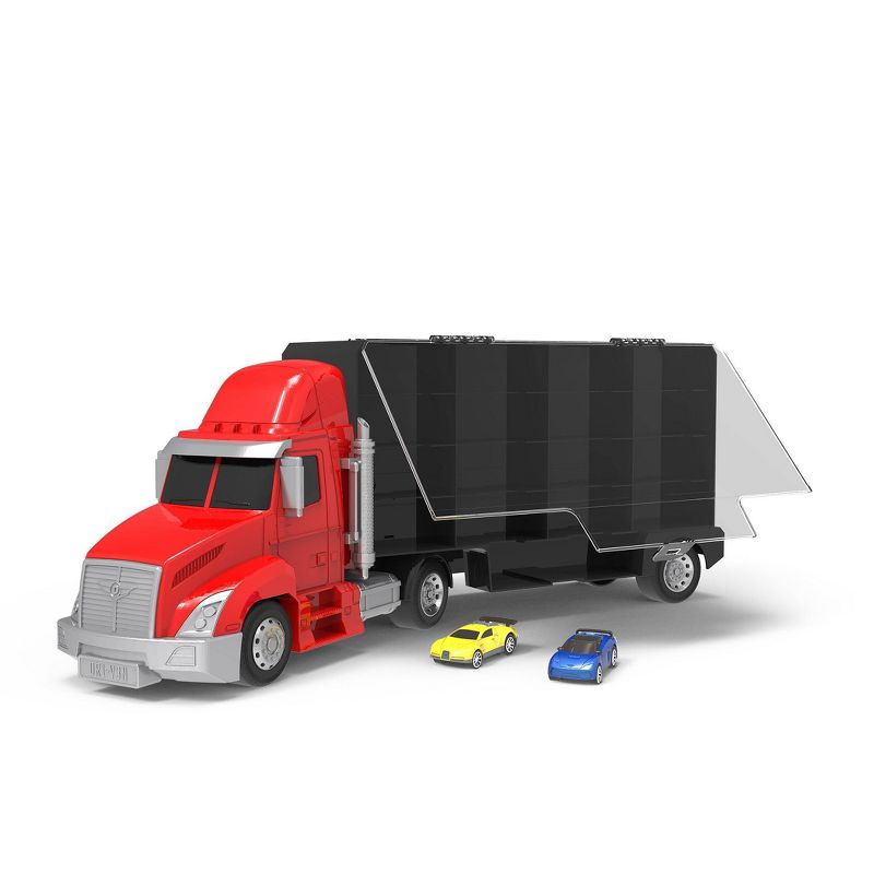 DRIVEN Pull Back Car Carrier Truck