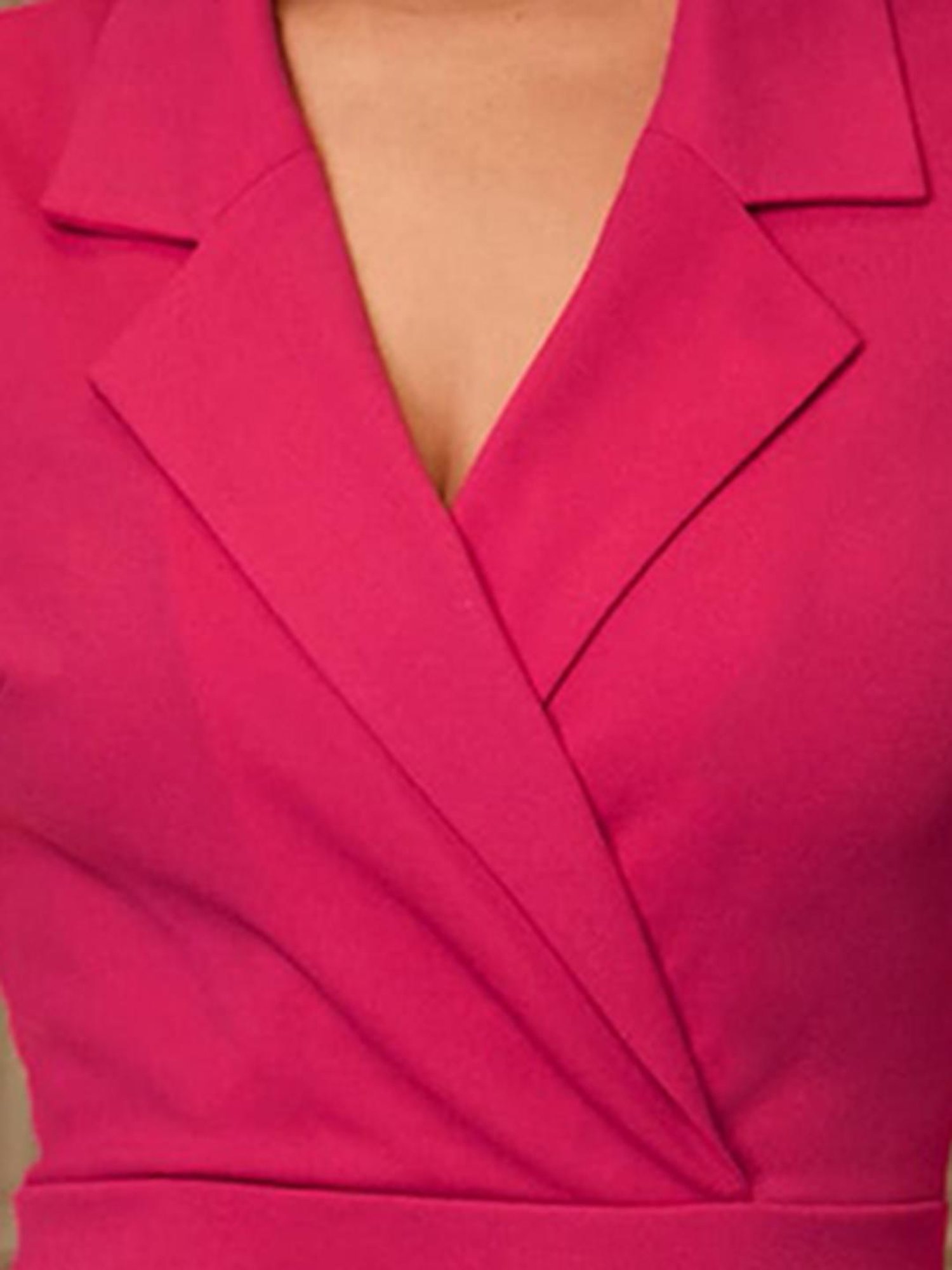 Kotty Pink Relaxed Fit A Line Dress