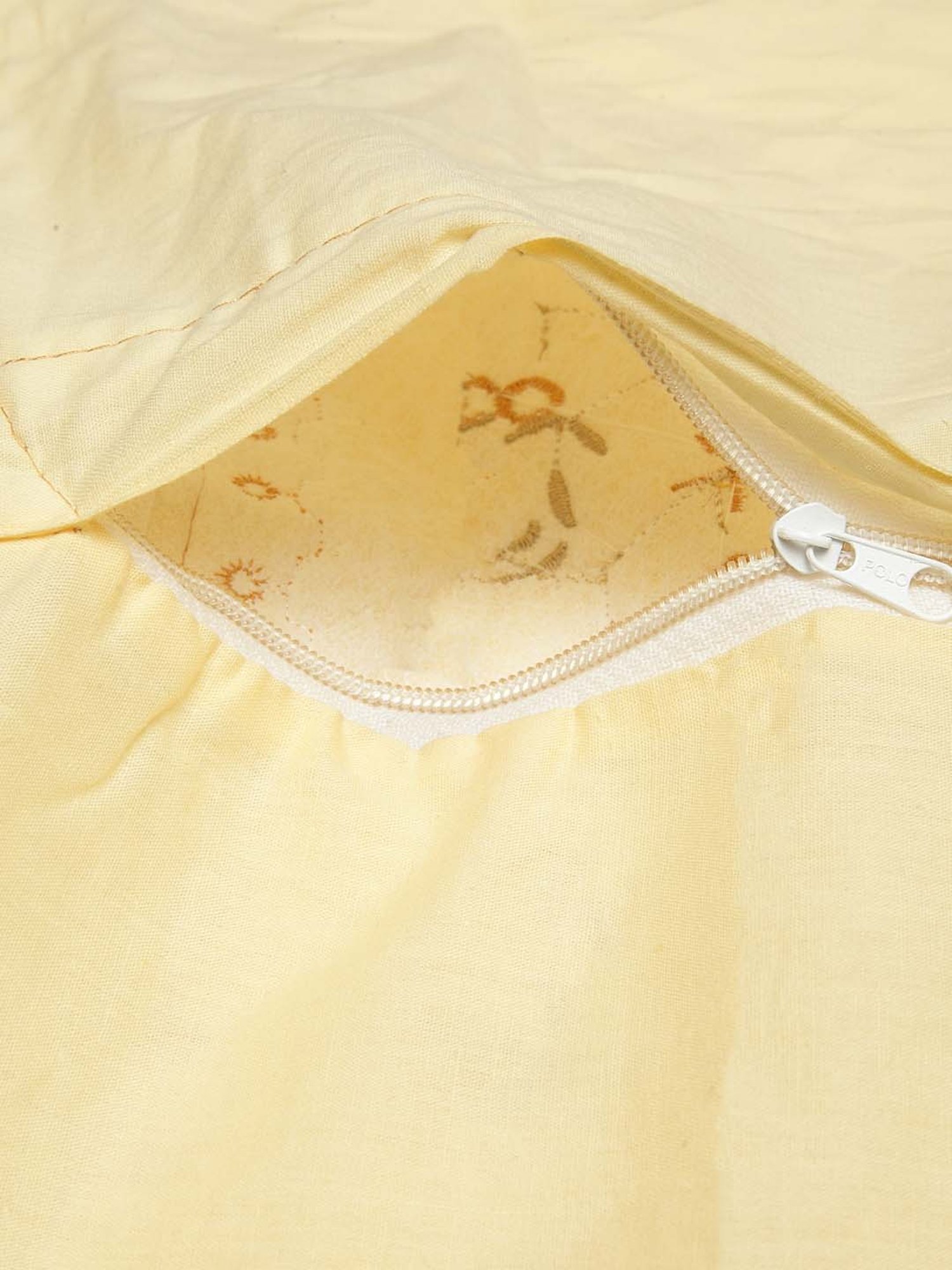 HOSTA HOMES Yellow Cotton Cushion Covers - Set of 5