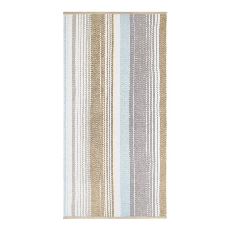 6pc Addison Bath Towel Set Brown/Blue - CARO HOME