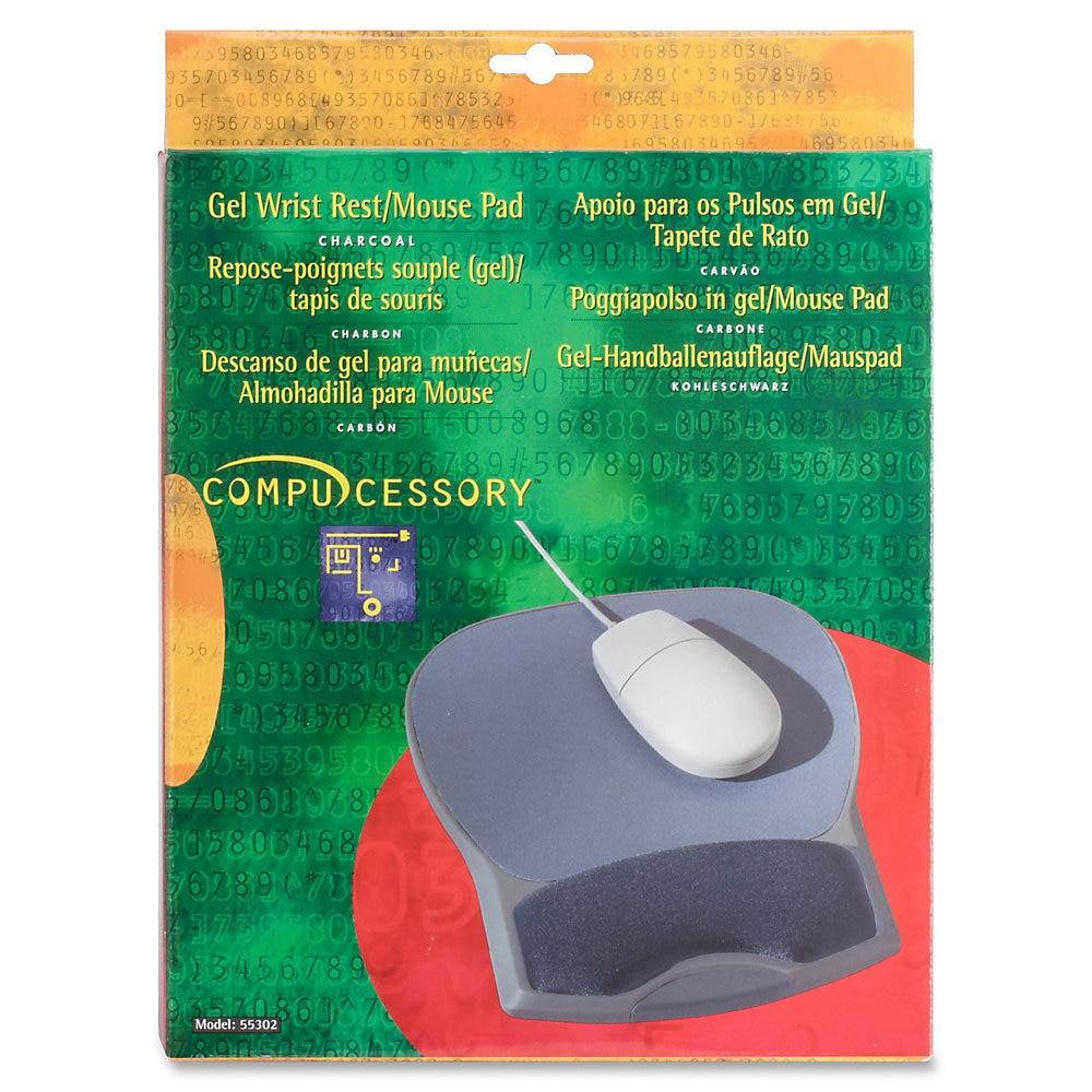 Compucessory 55302 Comp Gel Mouse Pad with Wrist Rest